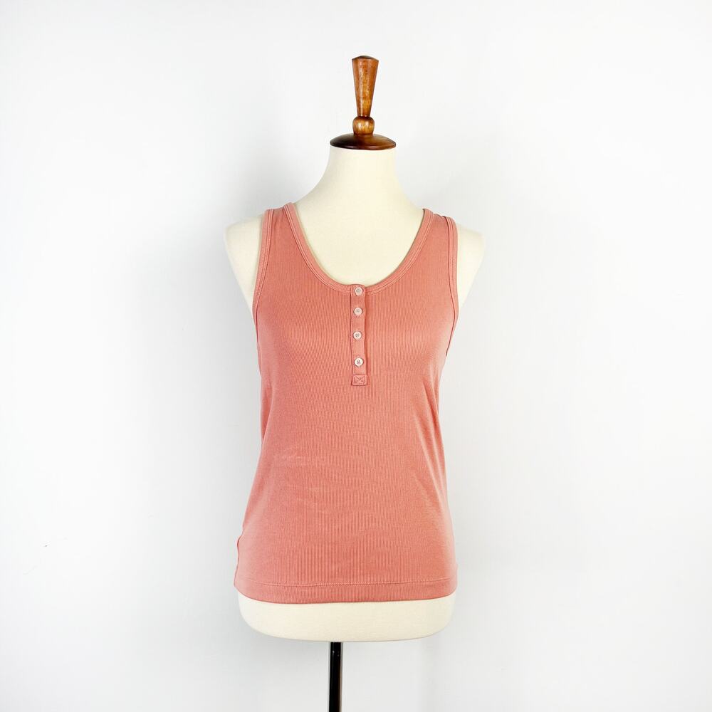 Loft Pink Tank Top Size Medium - Picture 2 of 6